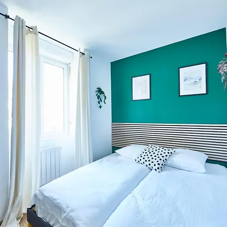 Be-4d - Joli 3 Pieces Equipe Pour 1-4 Pers Au 4eme Etage Au Centre De Mulhouse