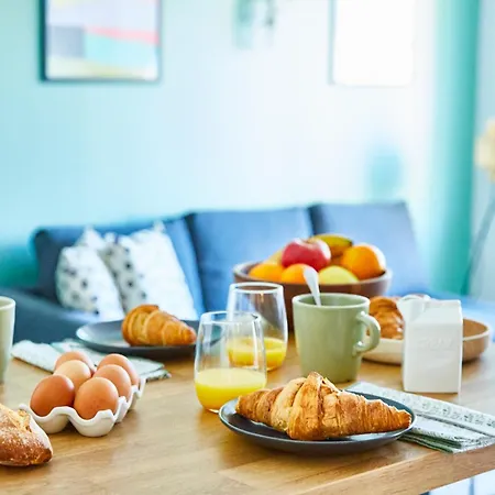 Be-4d - Joli 3 Pieces Equipe Pour 1-4 Pers Au 4eme Etage Au Centre De Lejlighed