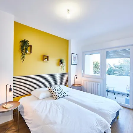 Apartment Be-4d - Joli 3 Pieces Equipe Pour 1-4 Pers Au 4eme Etage Au Centre De