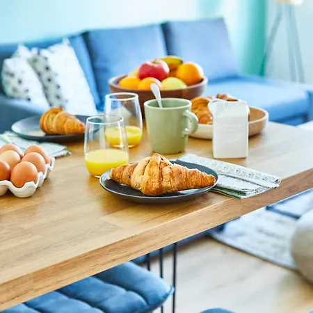 Be-4d - Joli 3 Pieces Equipe Pour 1-4 Pers Au 4eme Etage Au Centre De Mulhouse