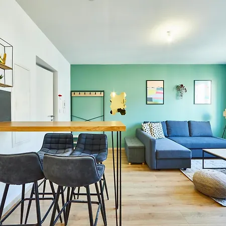 Be-4d - Joli 3 Pieces Equipe Pour 1-4 Pers Au 4eme Etage Au Centre De Mulhouse